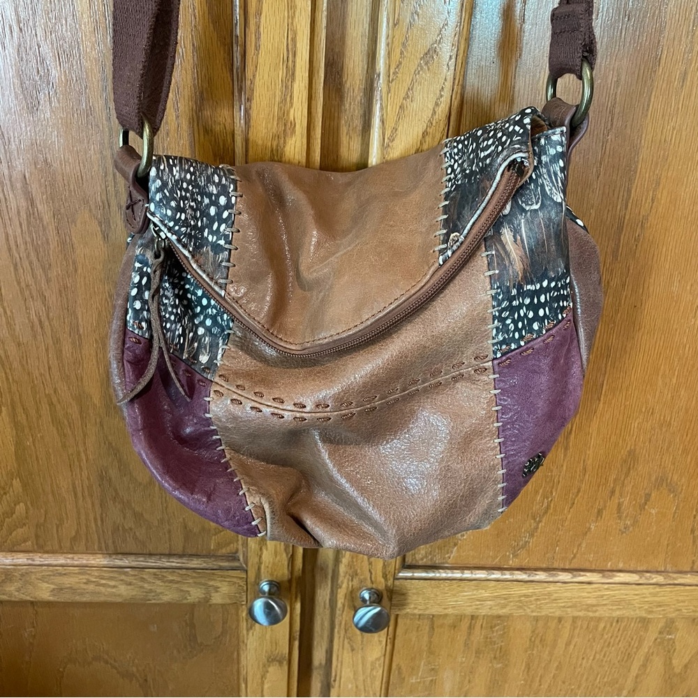 The Sak Deena Flap Crossbody-patchwork